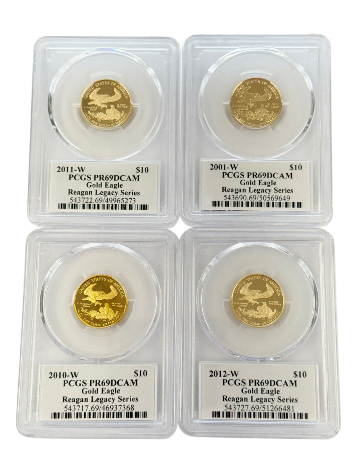 1/4 oz Proof American Gold Eagle PCGS PR69 DCAM (Random Year)