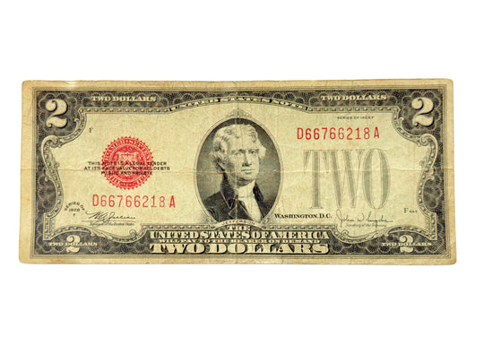 1928-F $2 Legal Tender Note (VG)