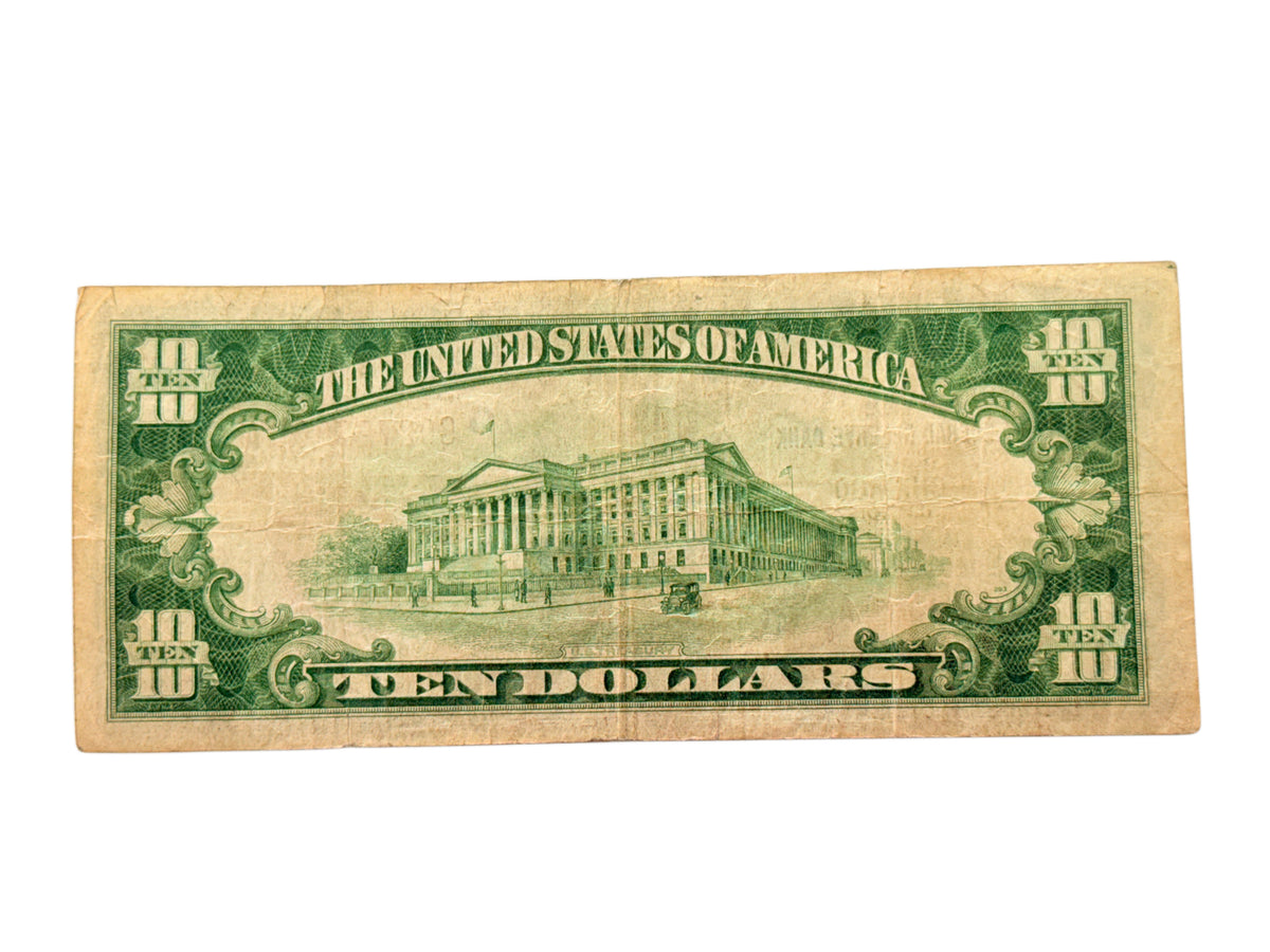 FR.1860-G 1929 $10 Federal Reserve Bank Note “Chicago” Fine
