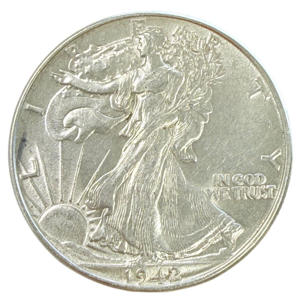 1942 Walking Liberty Half Dollar (AU Details)