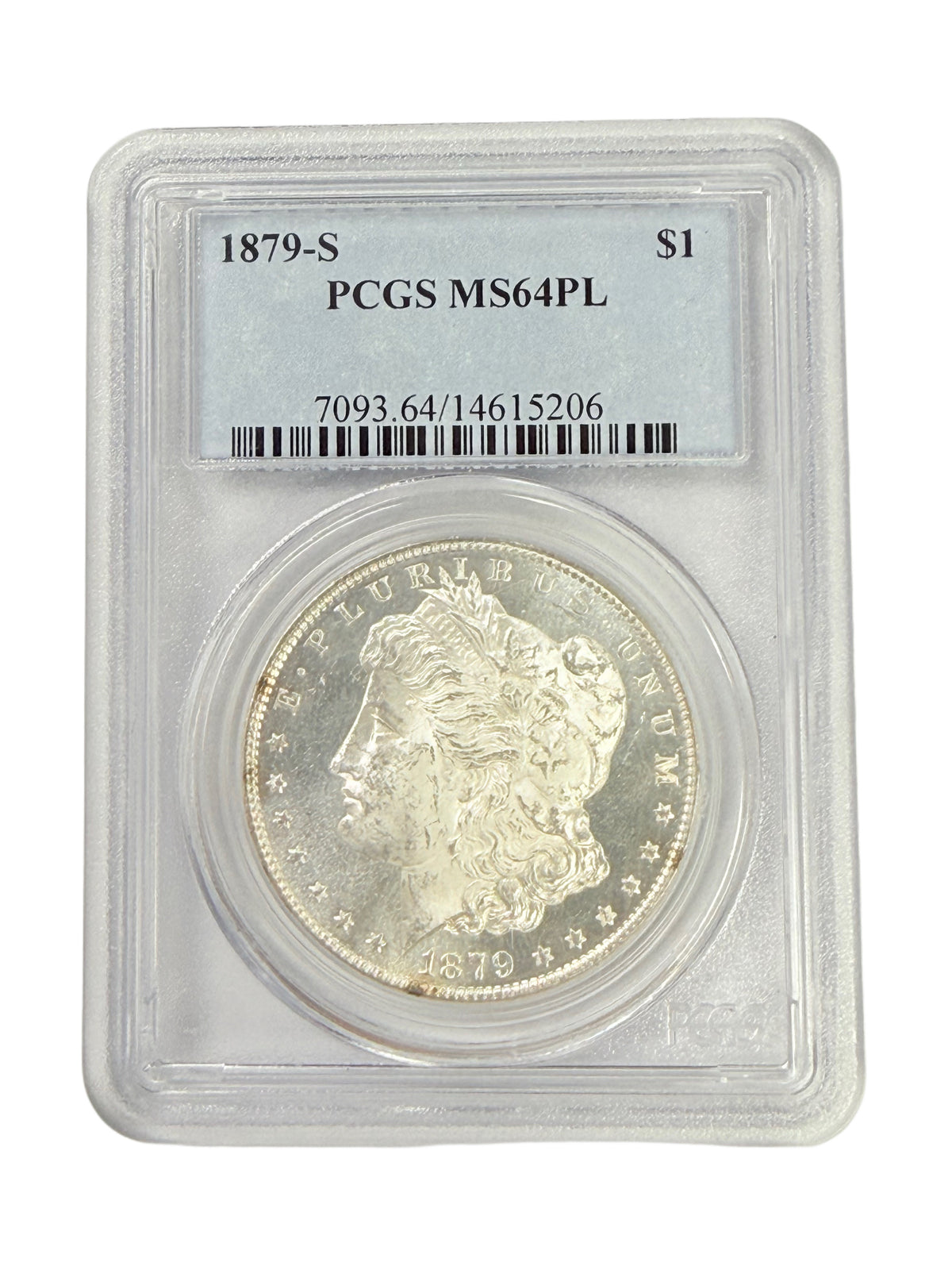 1879-S Morgan Silver Dollar PCGS MS64PL