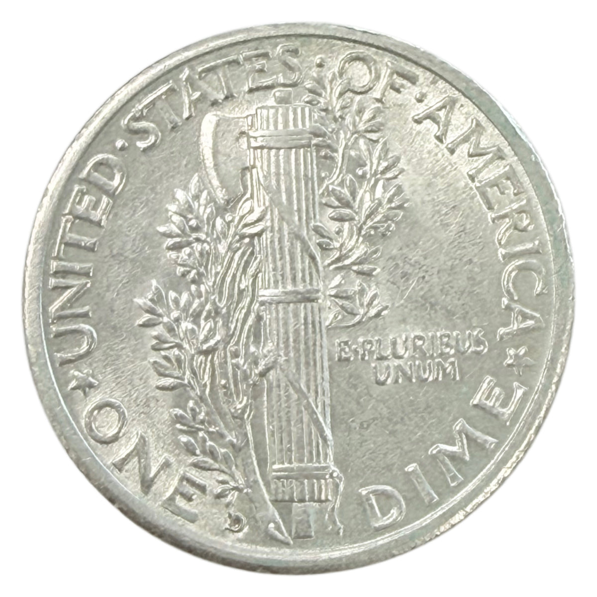 1937-D Mercury Head Dime (AU Details)