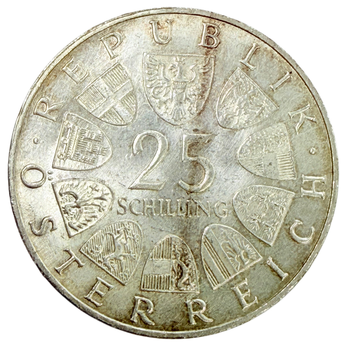1965 Austria 25 Shillings (AU)