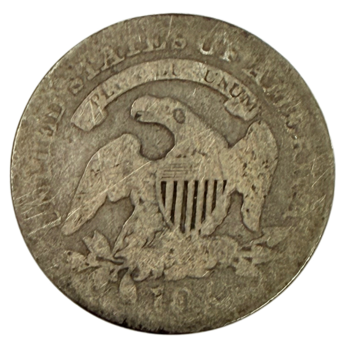 1827 Capped Bust Silver Dime (AG)