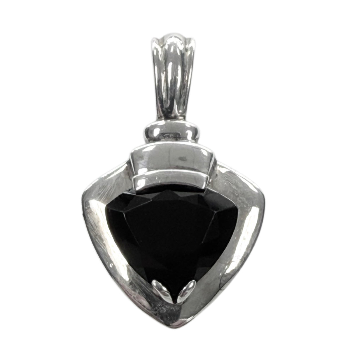 Abstract Silver Pendant