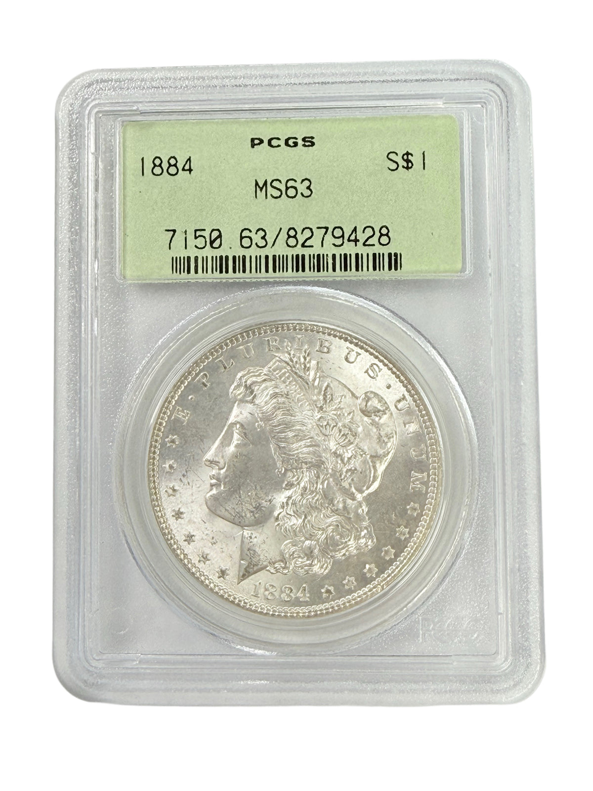 1884 Morgan Silver Dollar PCGS MS63