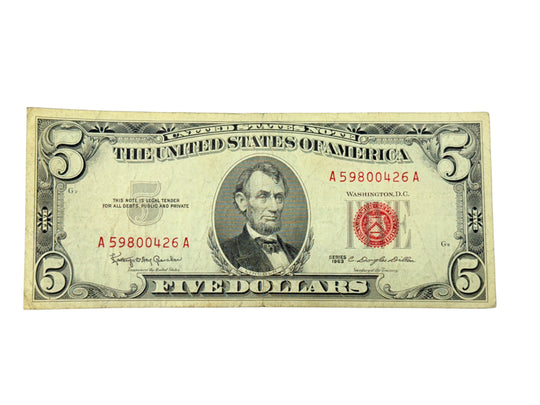 1963 $5 Legal Tender Note (VF)