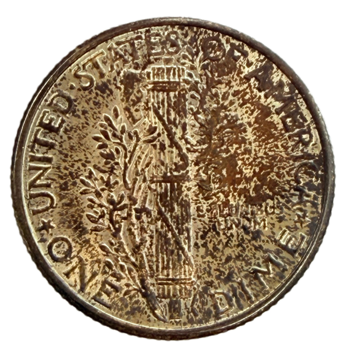 1931 Mercury Head Dime (AU / BU)
