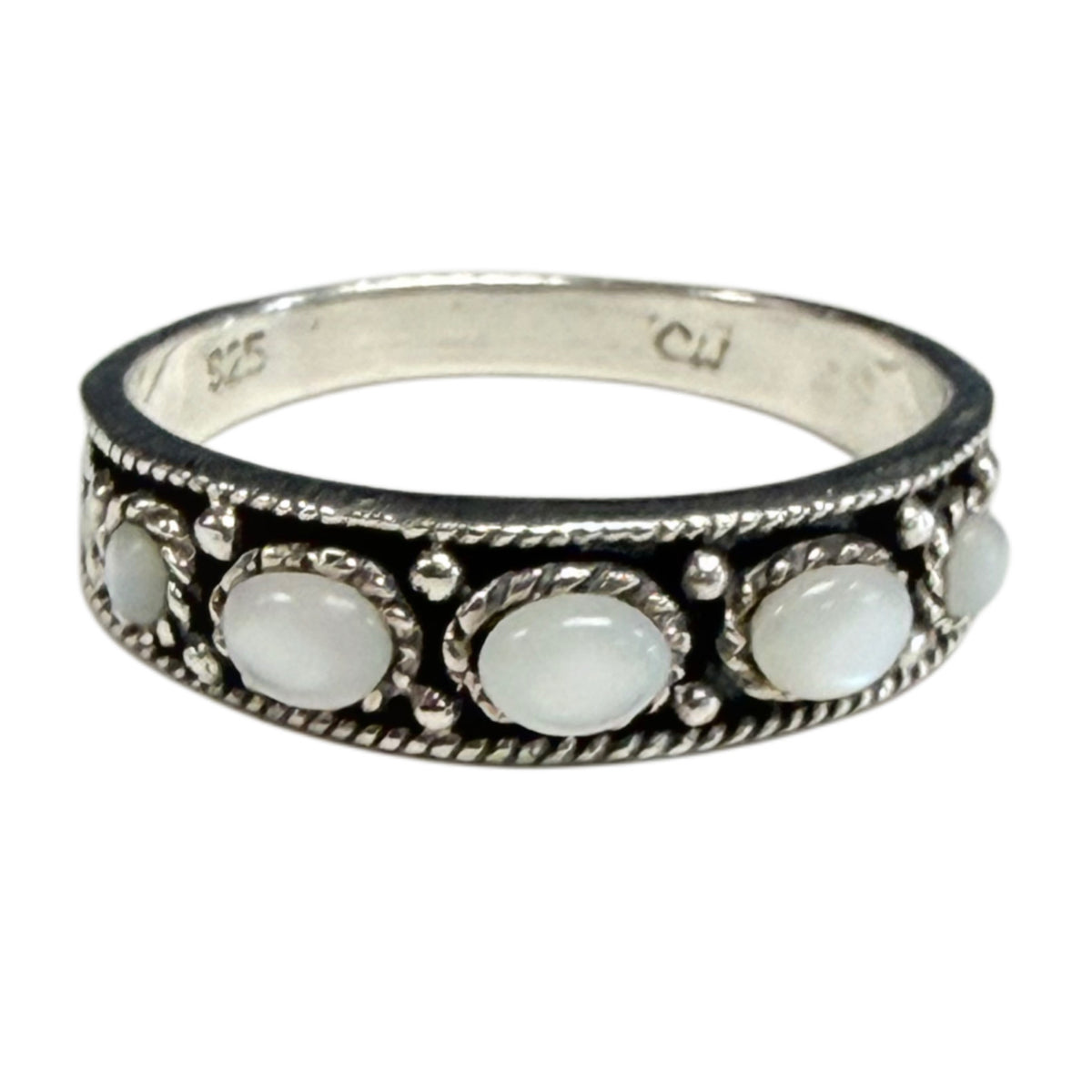 Silver & Moonstone Ring