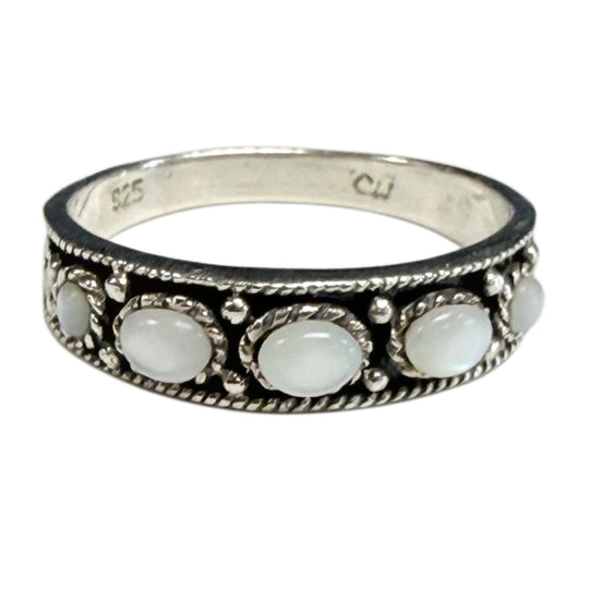 Silver & Moonstone Ring