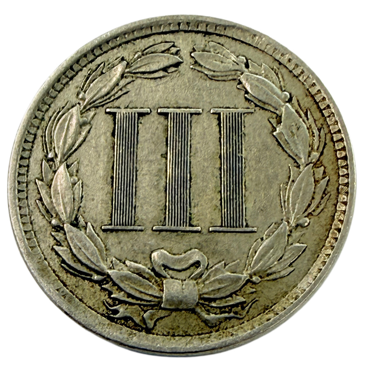 1881 Three Cent Nickel (F)