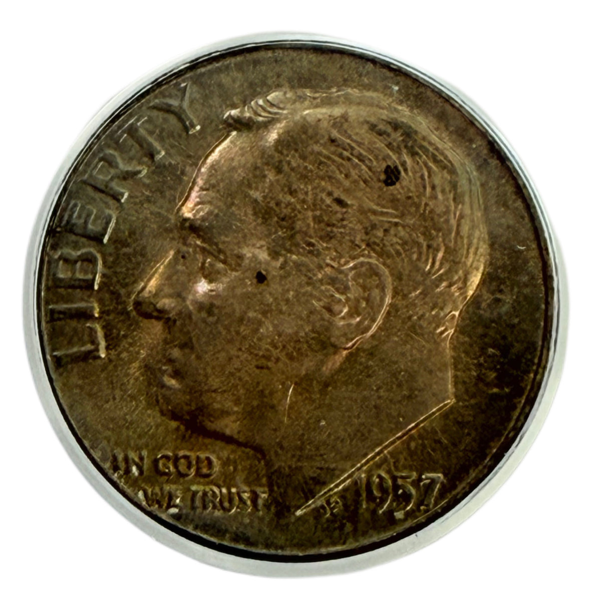 1957 Roosevelt Dime PCGS MS66
