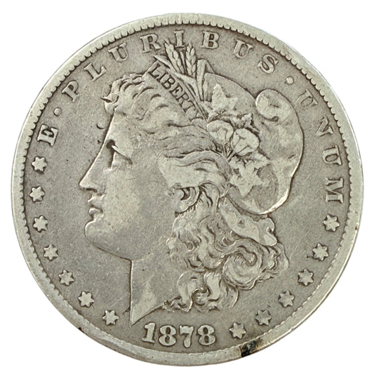 1878-CC Morgan Silver Dollar (Fine Details)