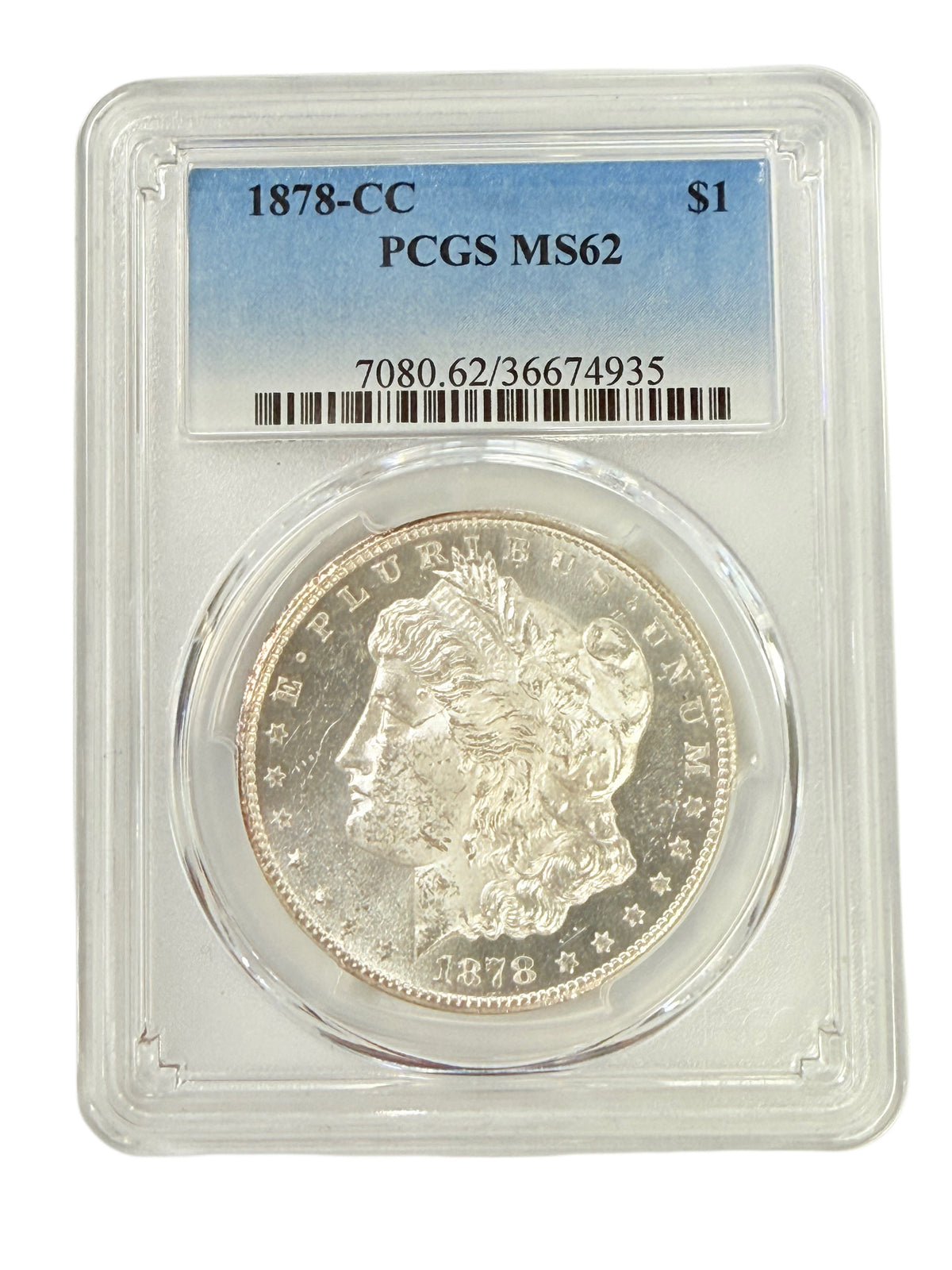 1878-CC Morgan Silver Dollar PCGS MS62