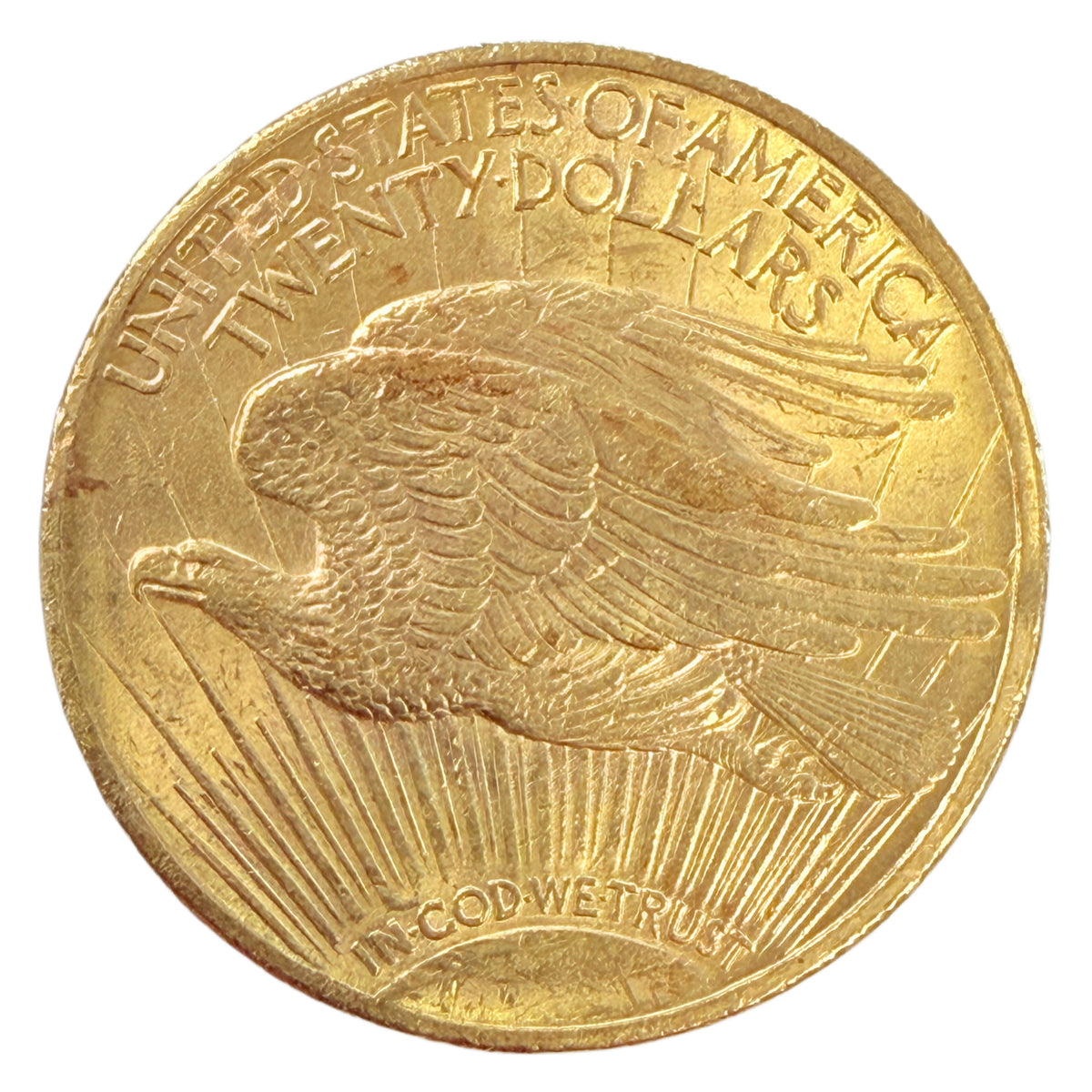 1922 $20 Saint Gaudens Gold Double Eagle (AU)