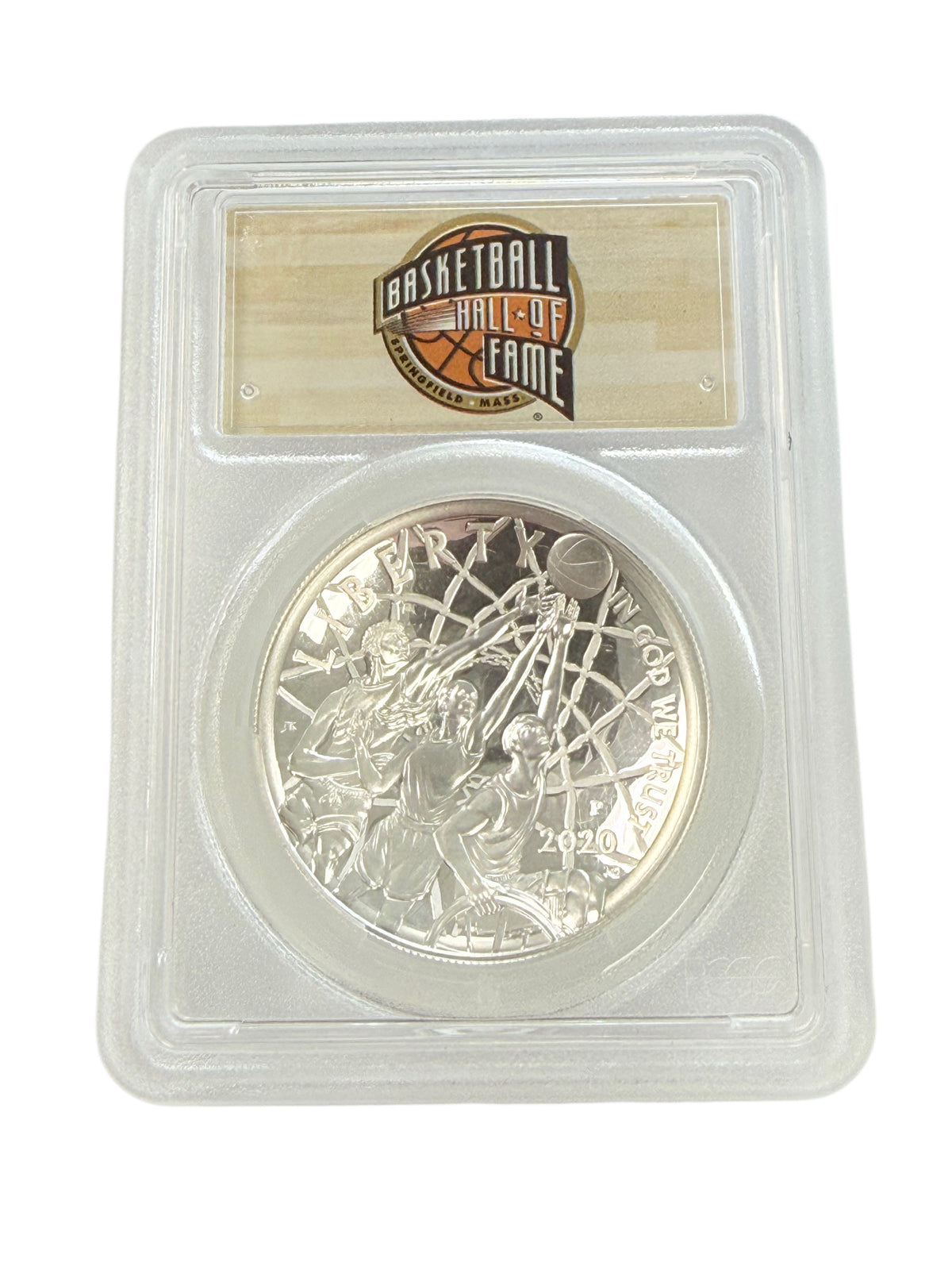 2020-P $1 Basketball Hall of Fame Commemorative PCGS PR70 (FS)