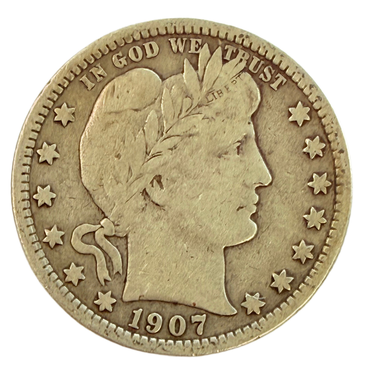 1907-O Barber Quarter (F)