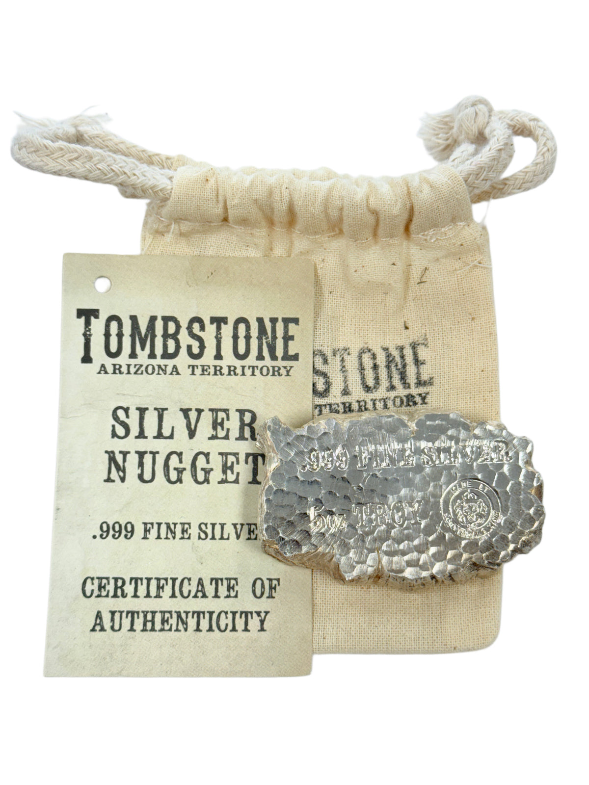 Scottsdale Tombstone Nugget 5 oz Silver Bar (Secondary)