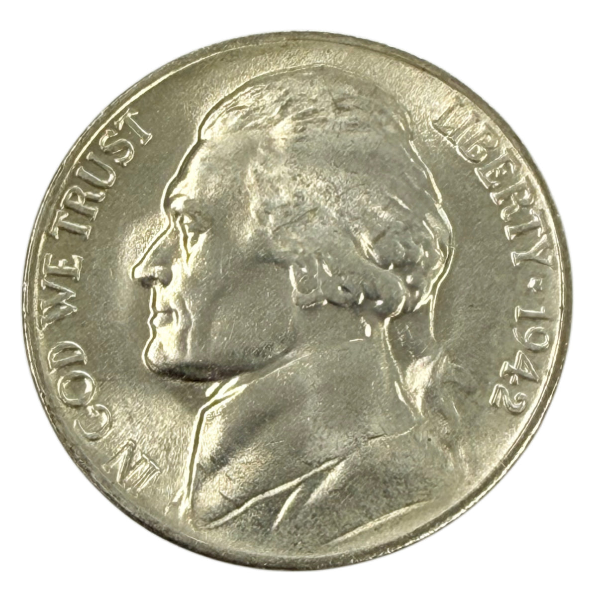1942 Type 2 Jefferson War Nickel (BU)