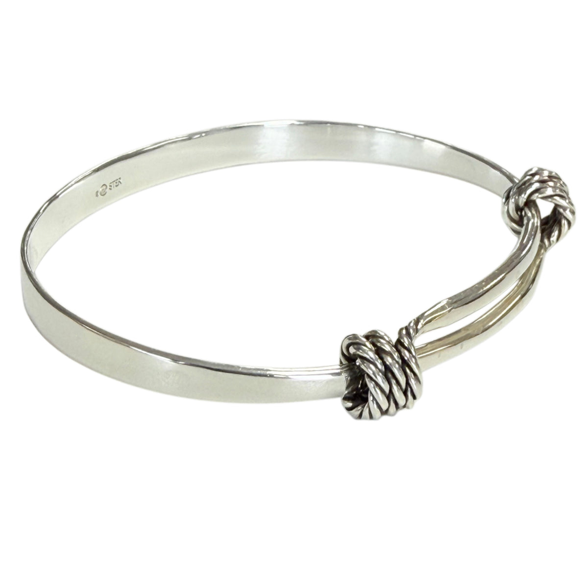 Ed Levin Silver Knot-I-Cal Bracelet