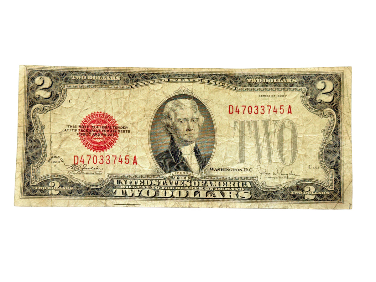 1928-F $2 Legal Tender Note (VG)