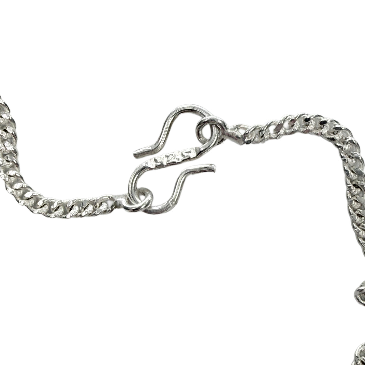 Silver & Cubic Zirconia Teardrop Necklace