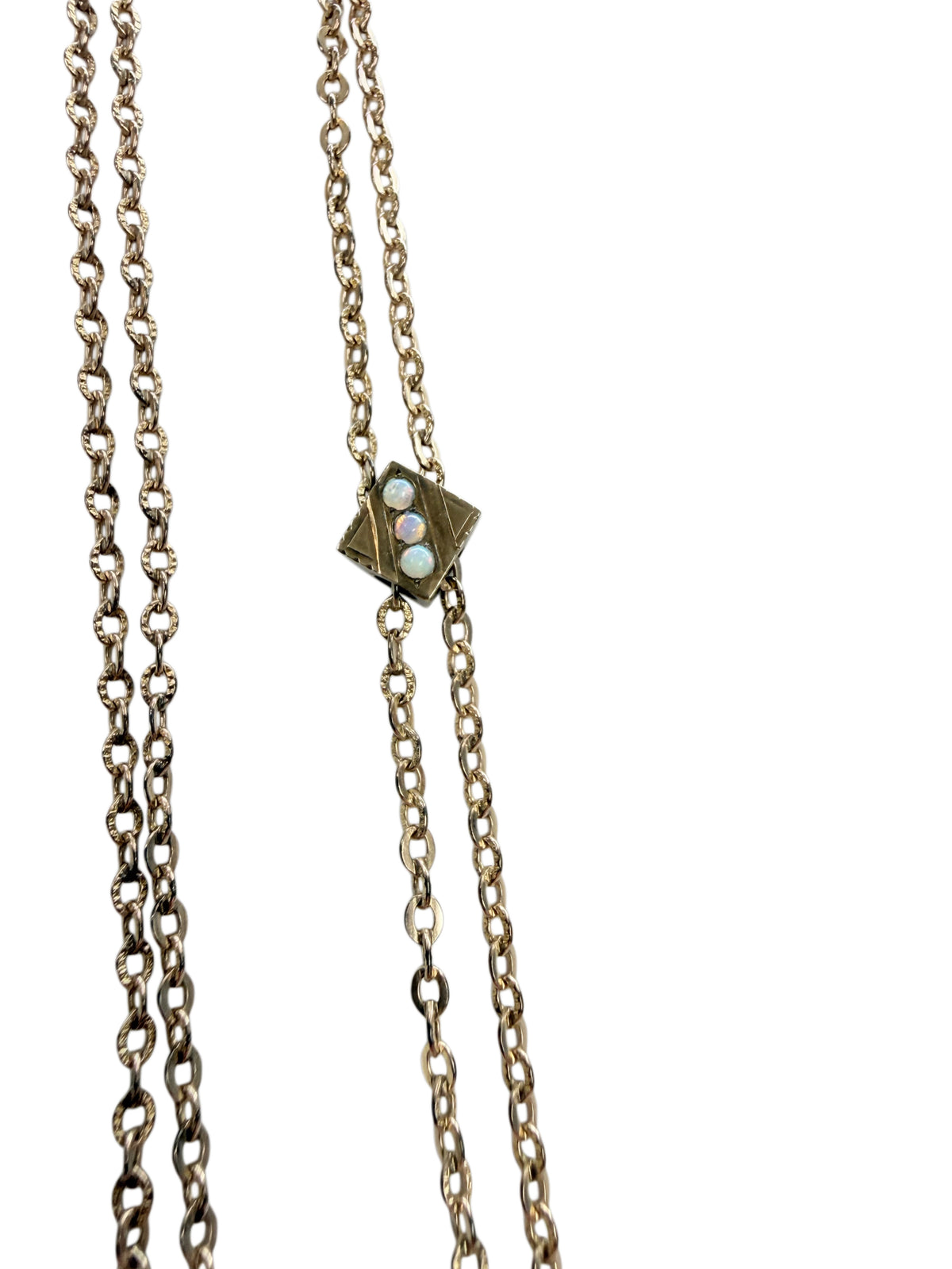 Gold Filled Opal Watch Fob