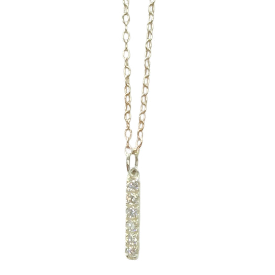 Silver Bar Necklace