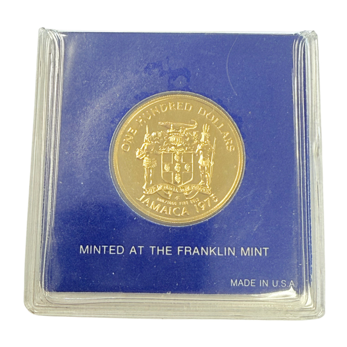 1975 $100 Jamaica Gold Coin