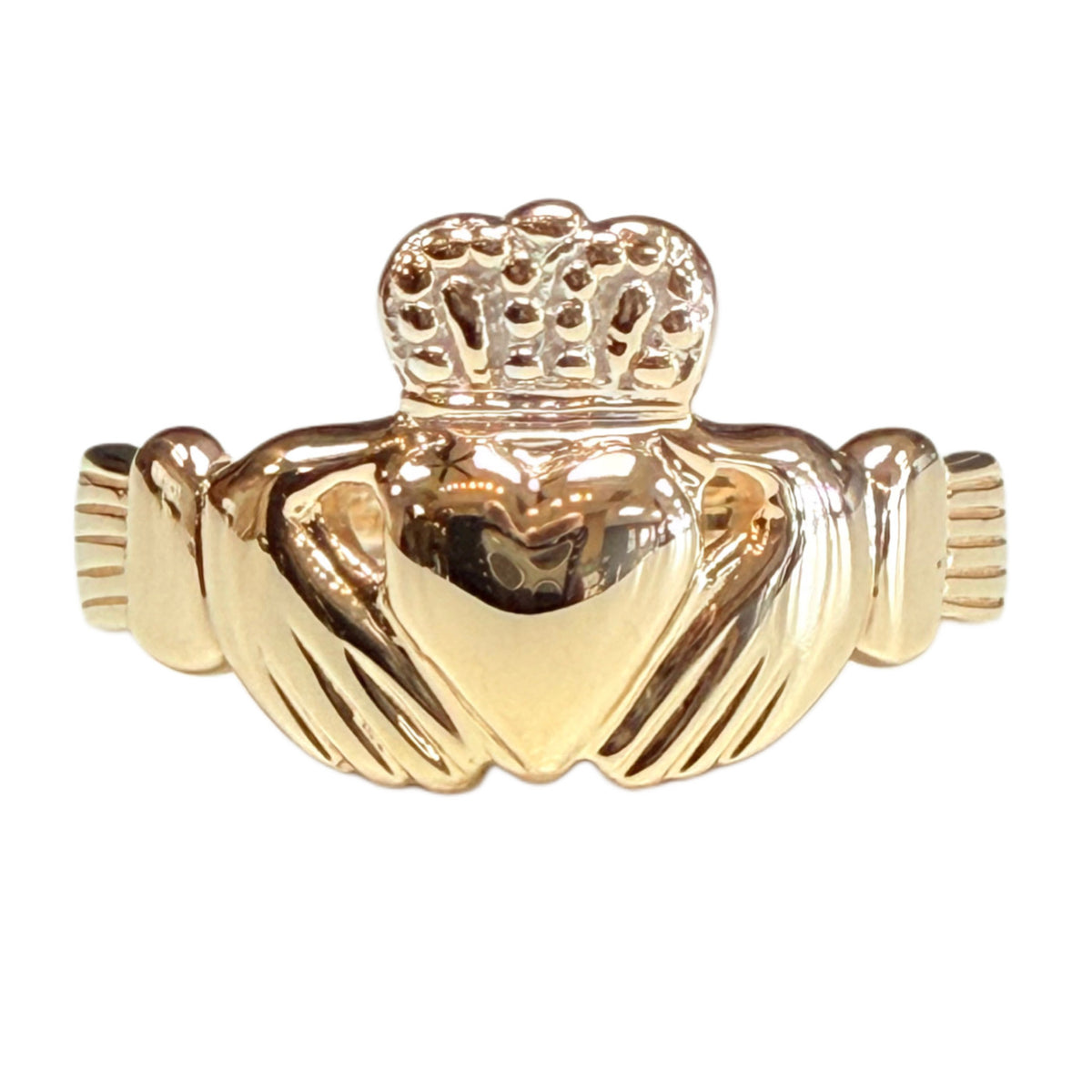10k Yellow Gold Claddagh Ring