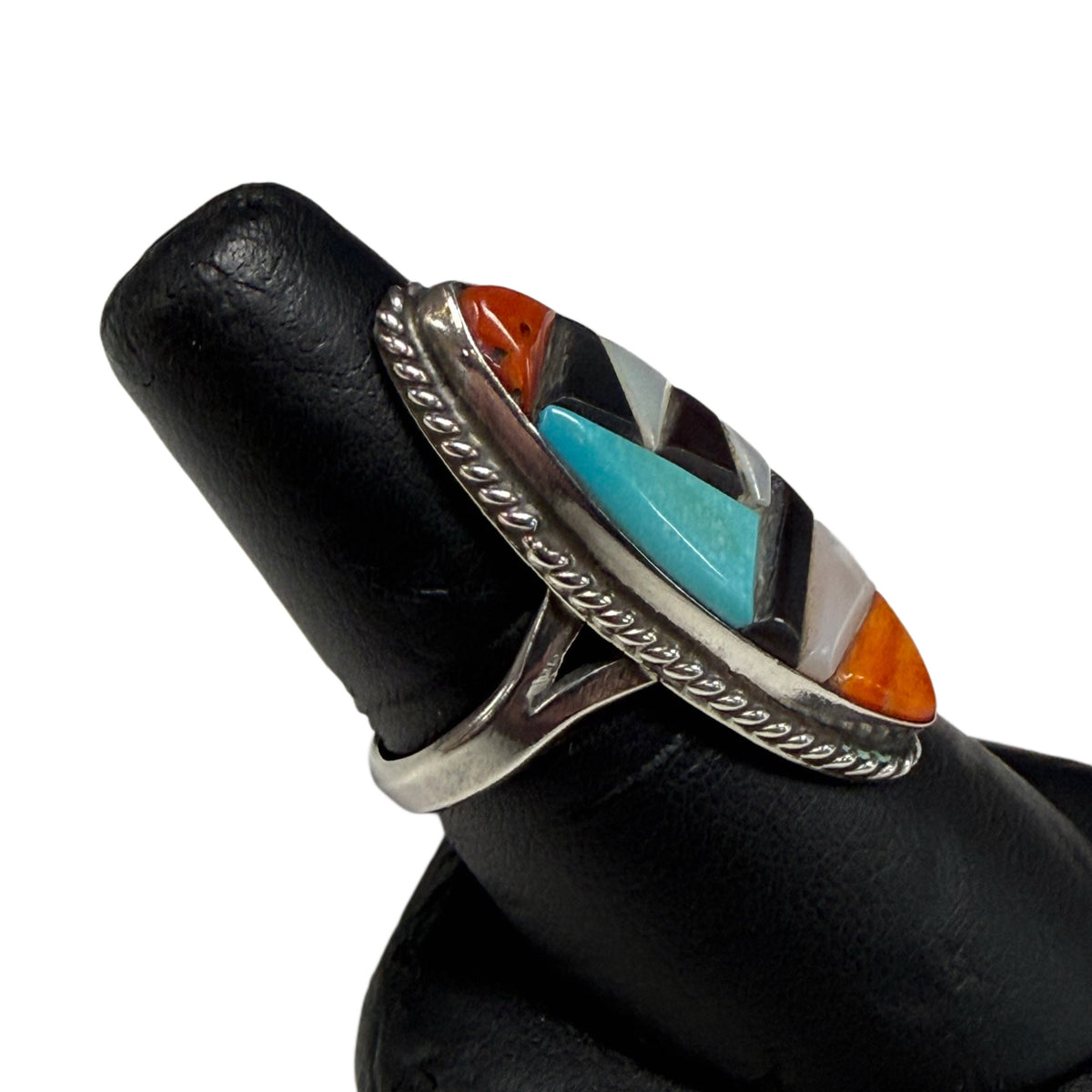 Native American Silver & Gemstone Ring