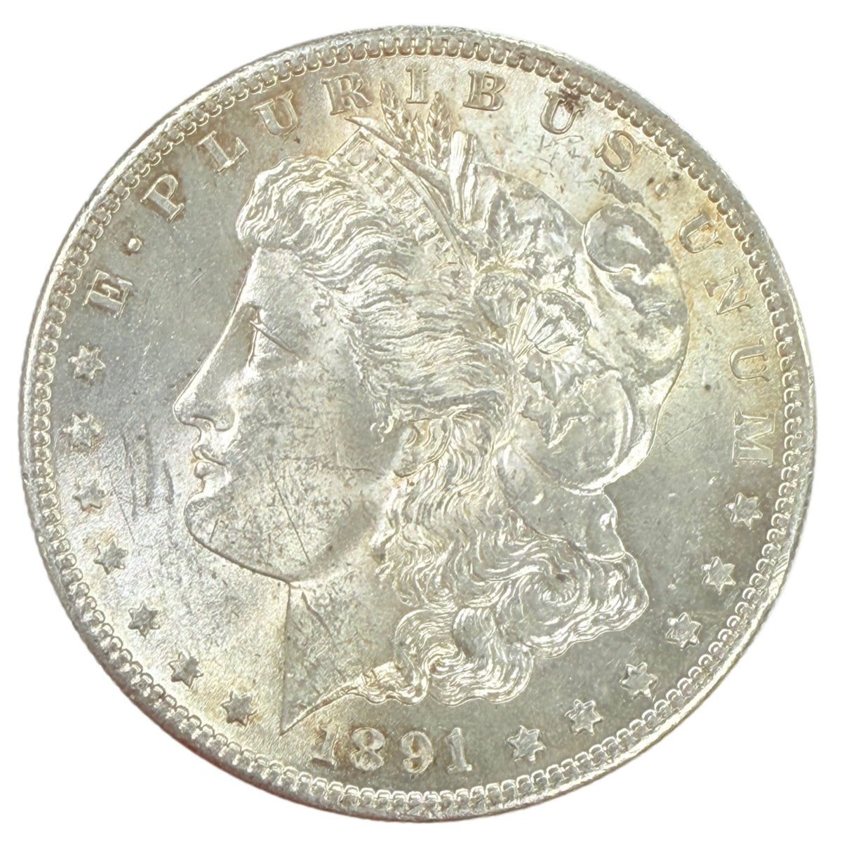 1891-S Morgan Silver Dollar (BU)