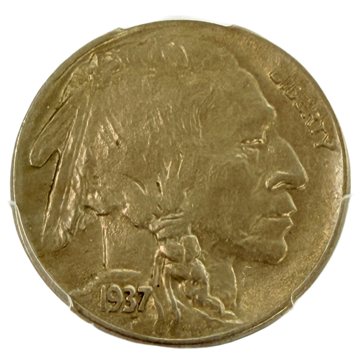 1937-D 3 Leg Buffalo Nickel PCGS AU58