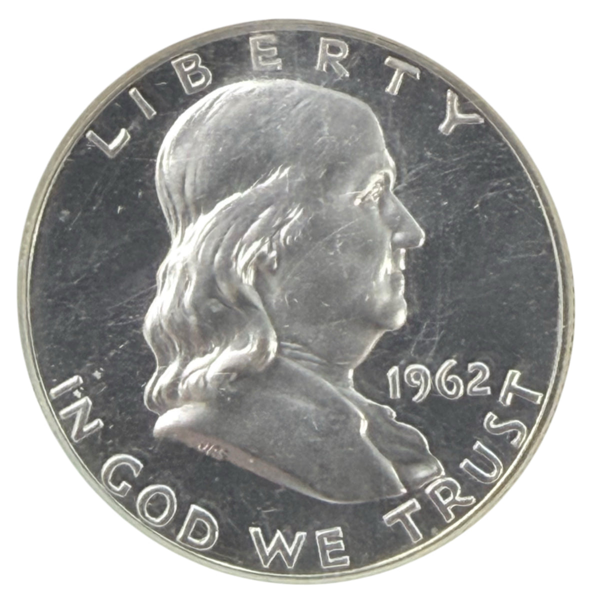1962 Franklin Half Dollar NGC PF67 Cameo
