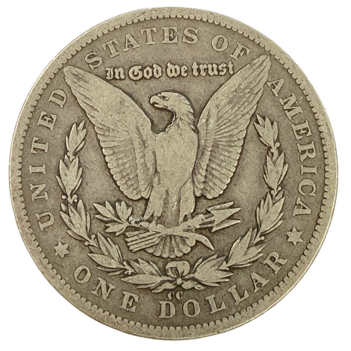 1879-CC Morgan Silver Dollar Clear CC (VG)
