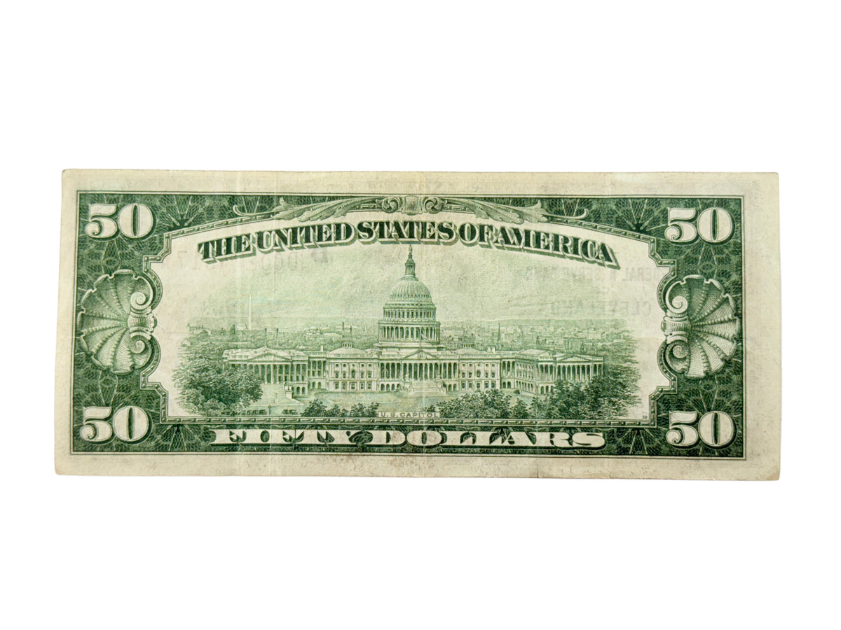 FR.1880-D $50 Federal Reserve Bank Note Cleveland (VF)