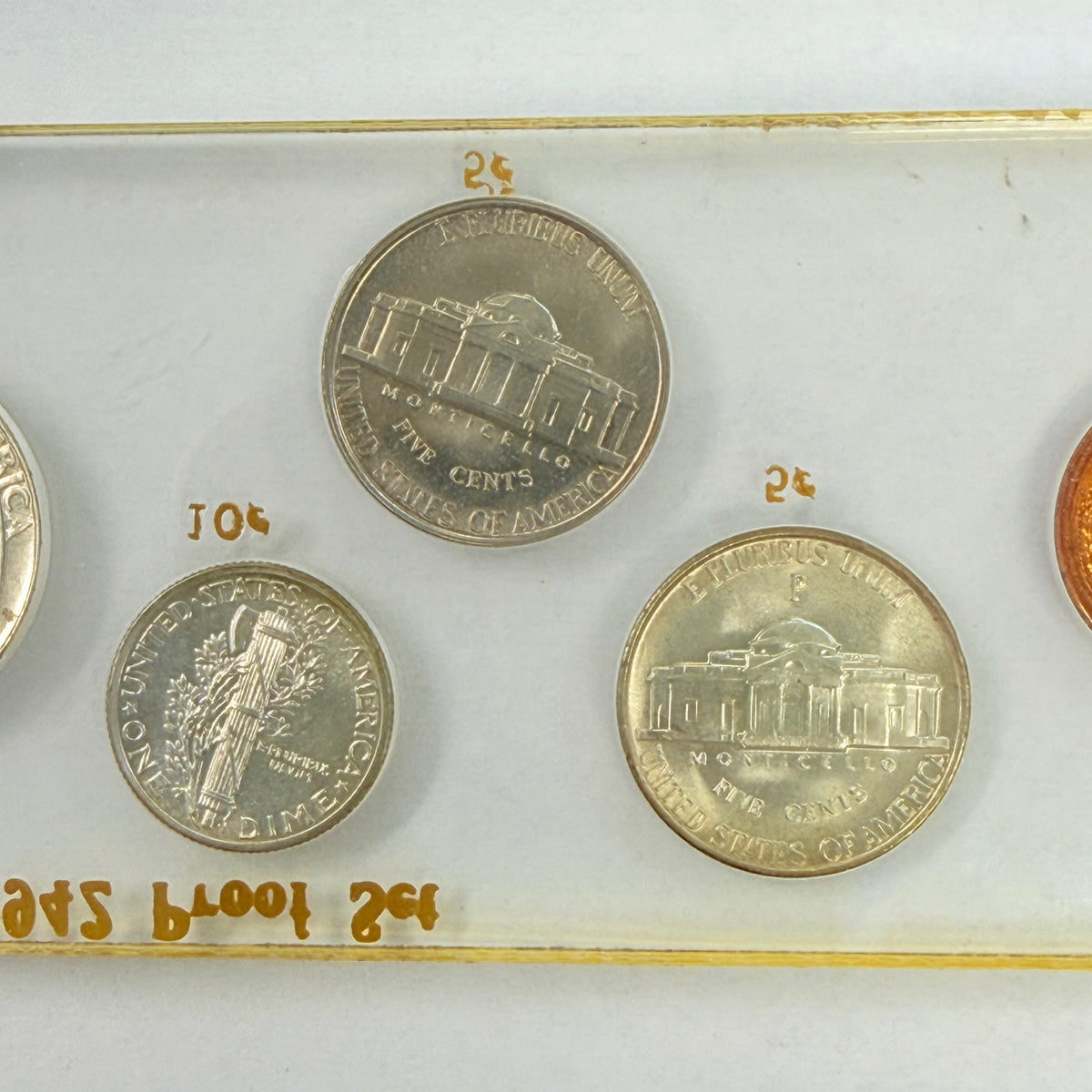 1942 6 Piece United States Proof Set