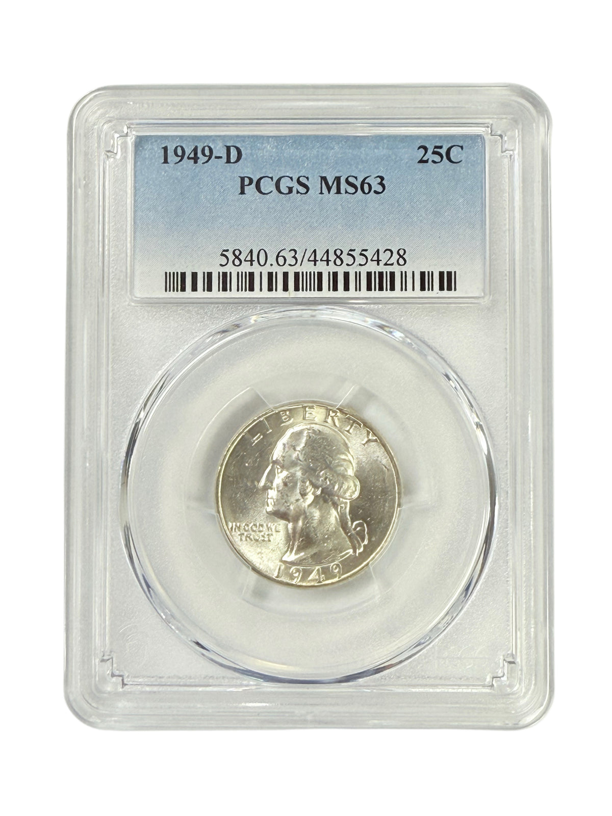 1949-D Washington Quarter PCGS MS63