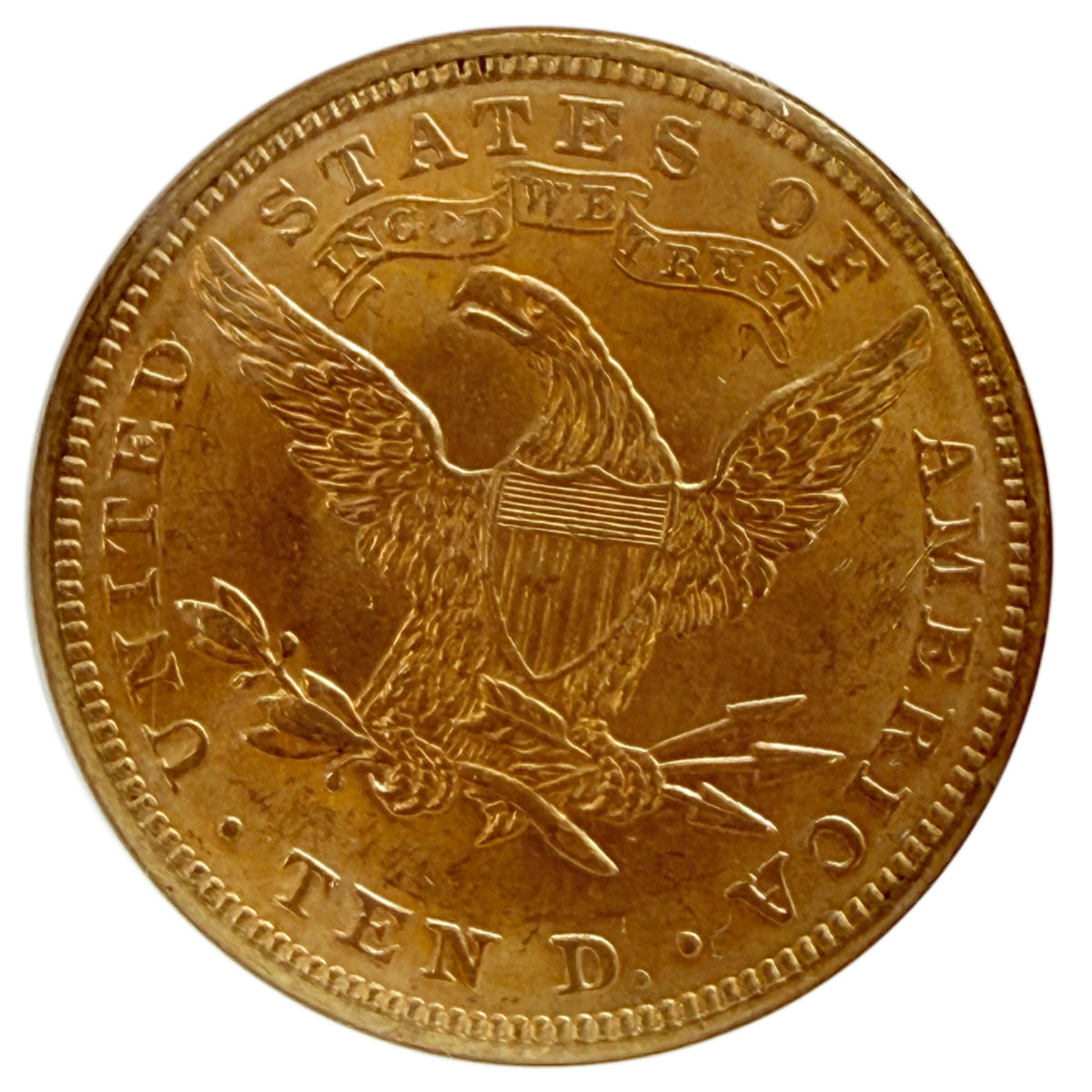 1907 $10 Liberty Gold Eagle NGC MS62