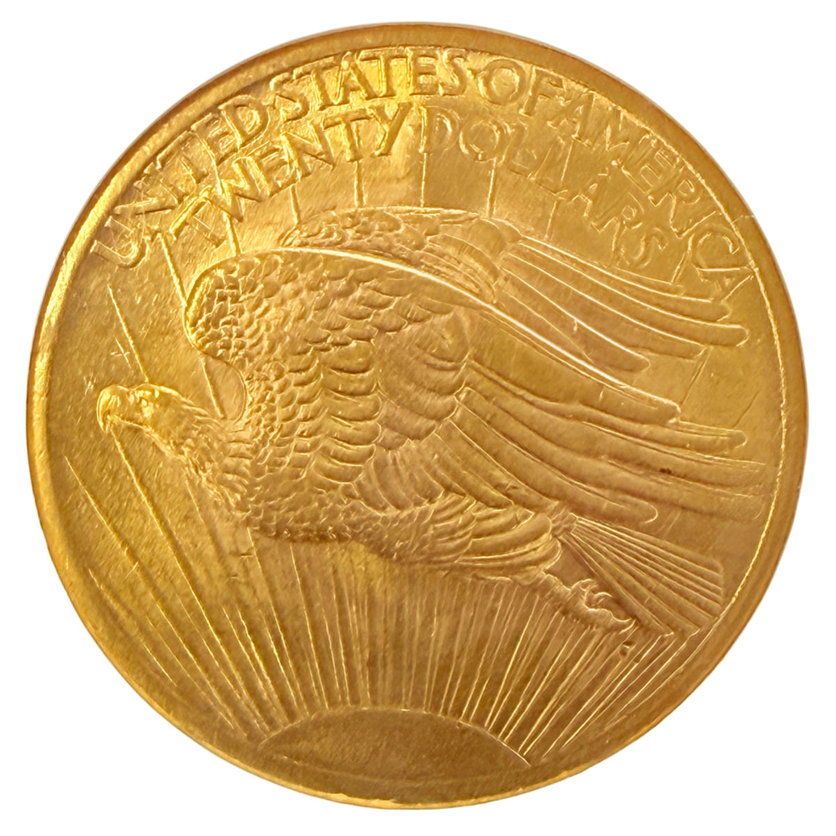 1907 $20 Saint Gaudens Gold Double Eagle ANACS MS62