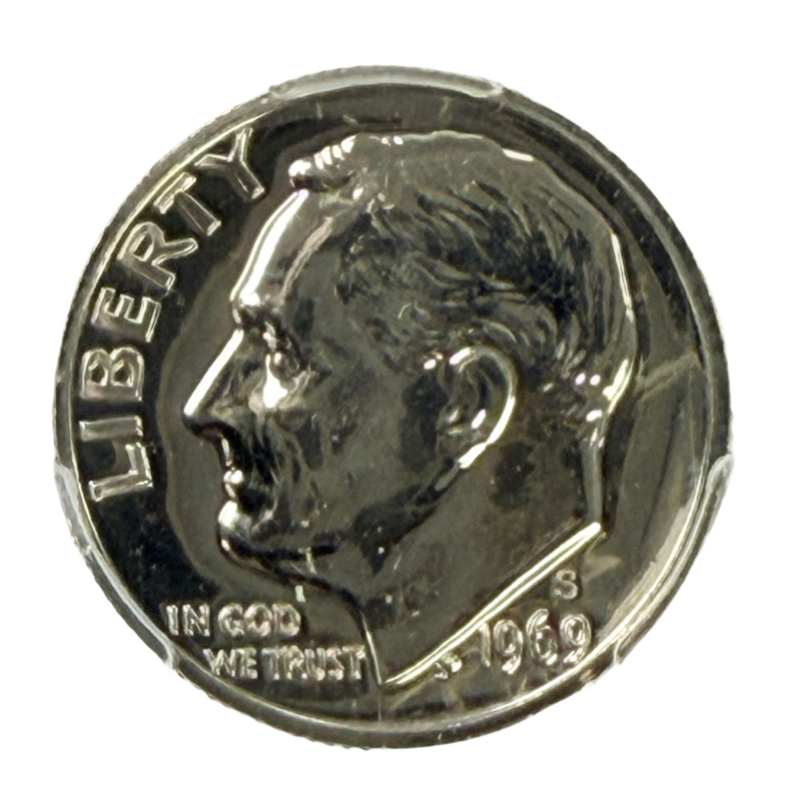 1969-S Roosevelt Dime PCGS PR69
