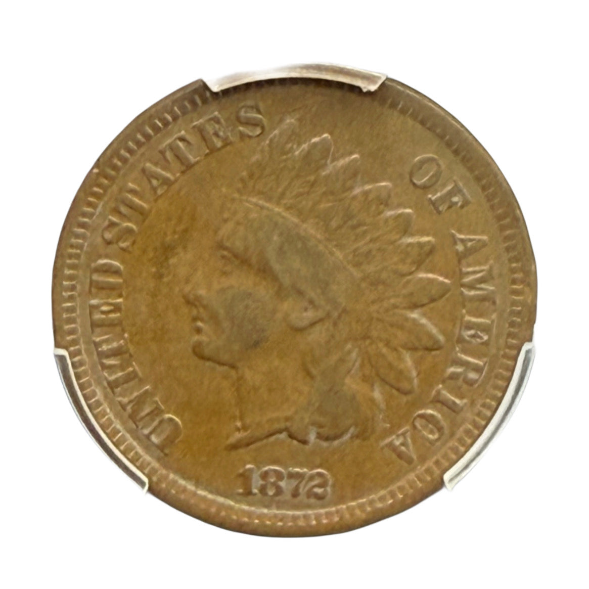 1872 Indian Head Cent PCGS F15