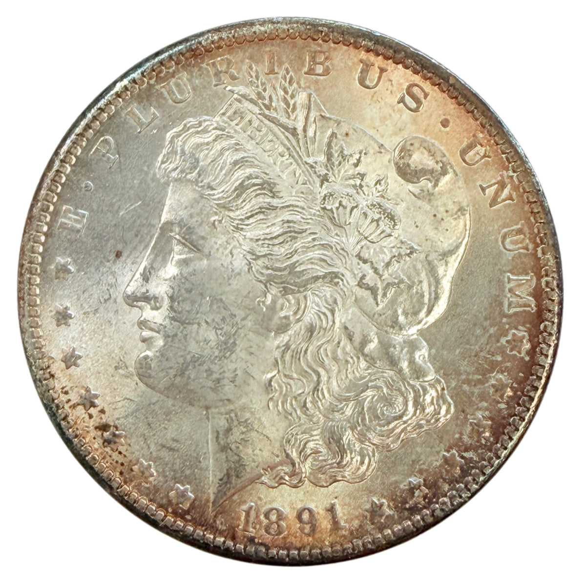 1891-S Morgan Silver Dollar (BU)