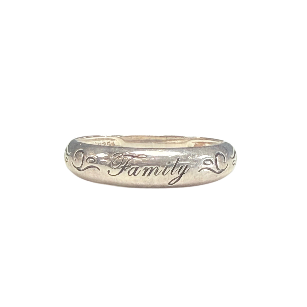 Engraved Silver Ring