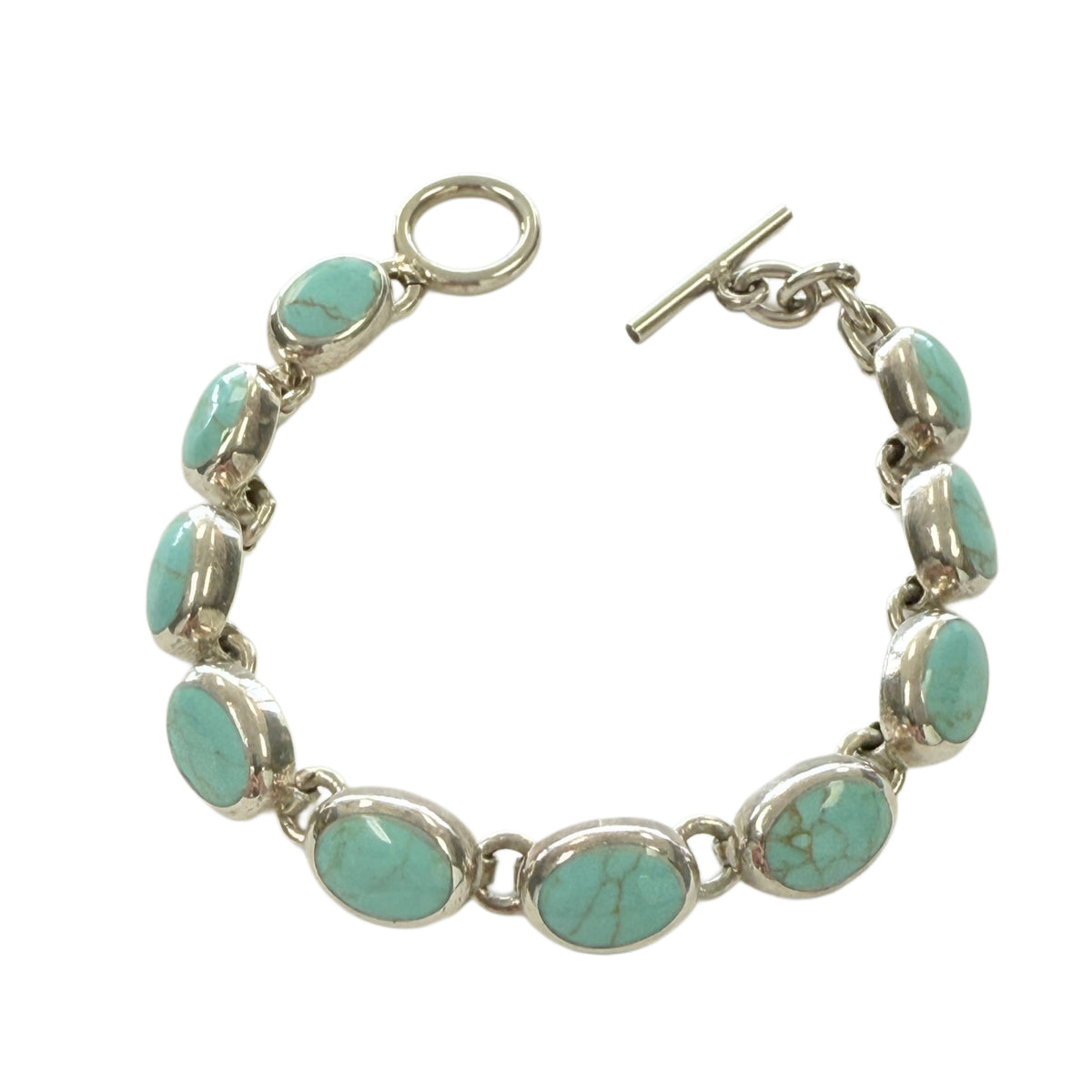 Silver & Turquoise Bracelet