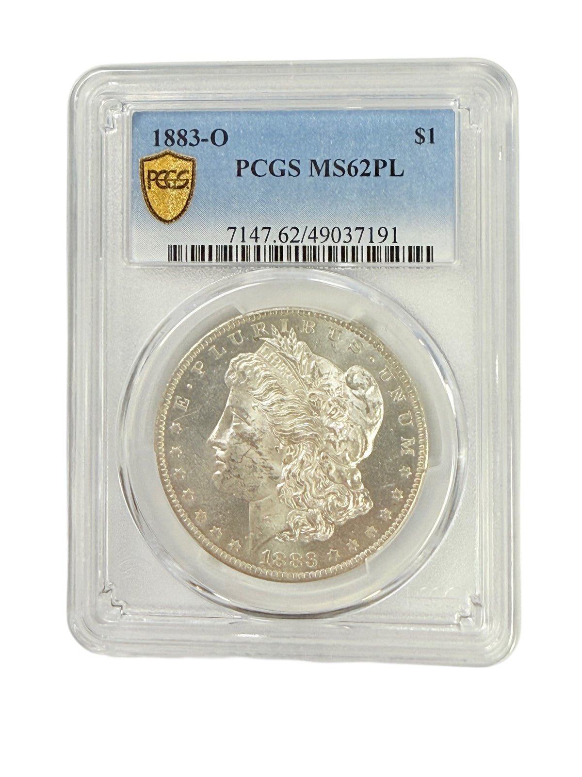 1883-O Morgan Silver Dollar PCGS MS62PL