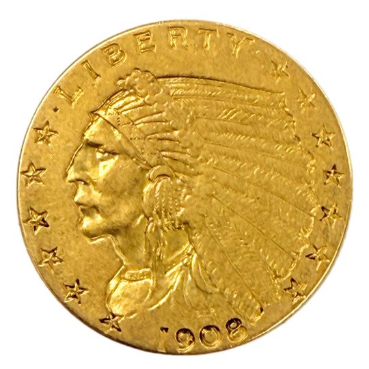 1908 $2.50 Gold Quarter Eagle (XF)