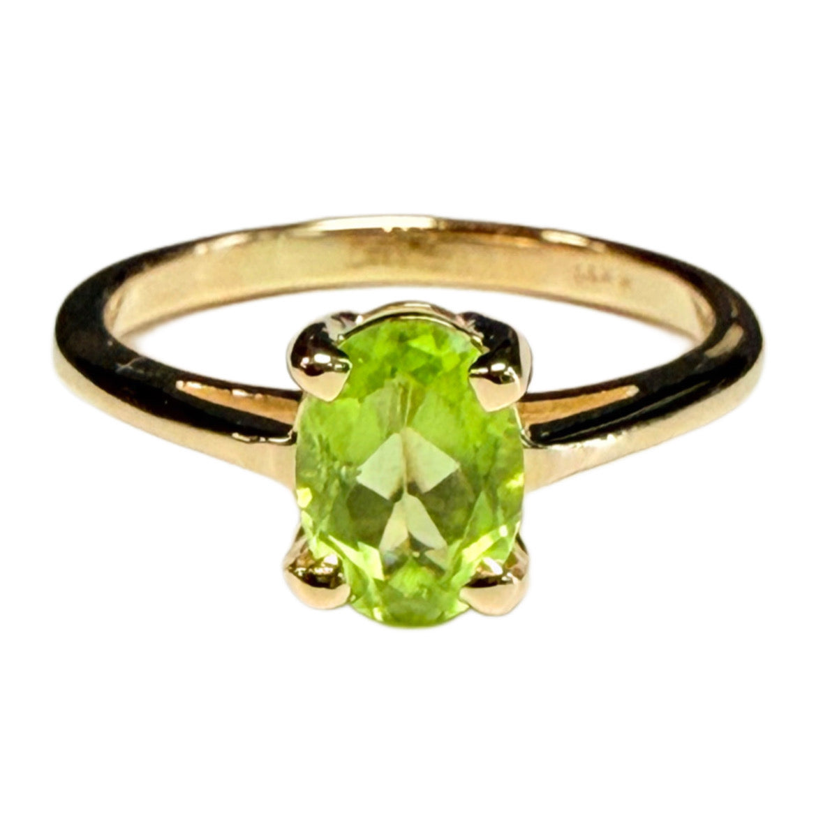 14k Gold & Peridot Ring