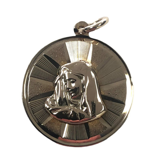 9k Gold Mary & Jesus Pendant