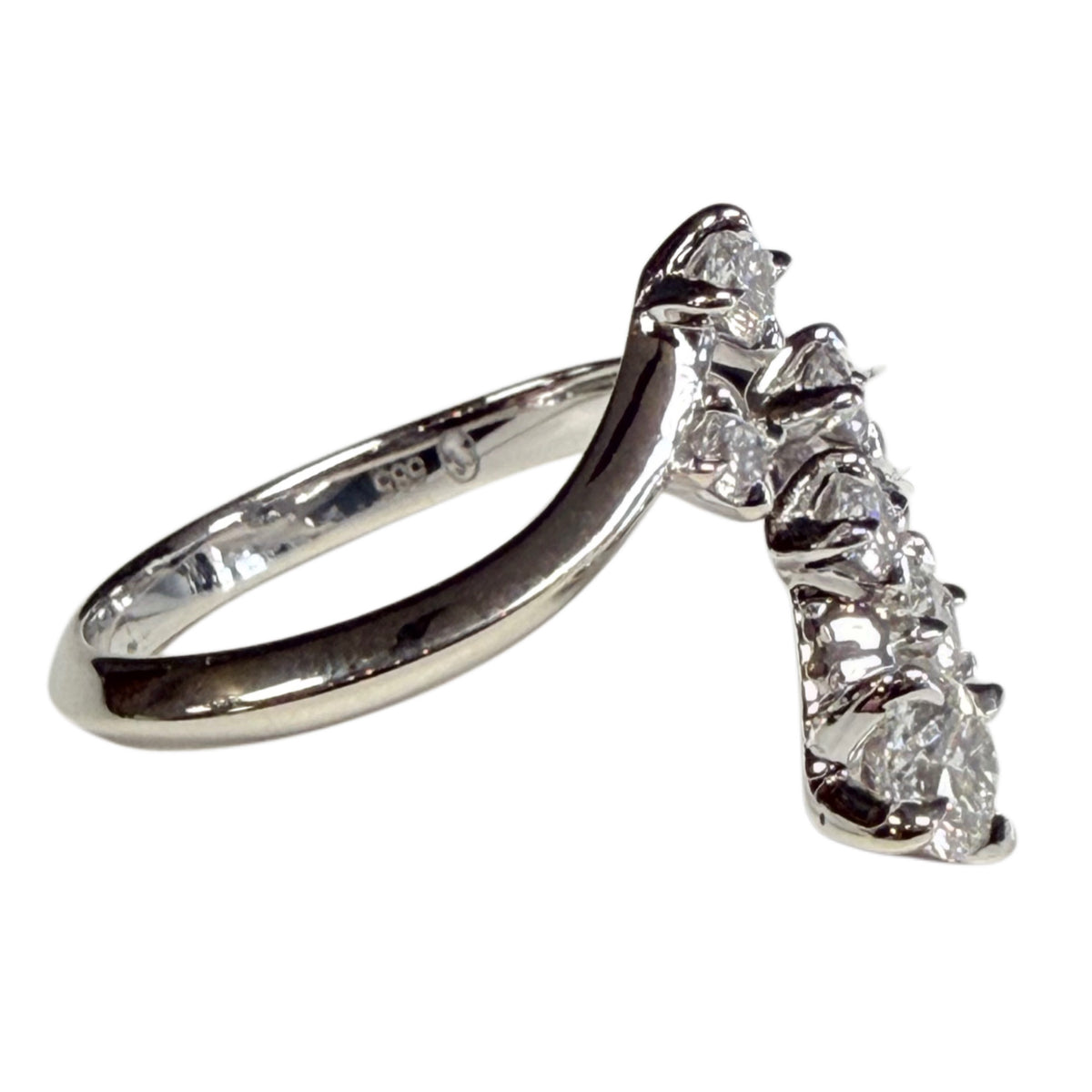14k White Gold Diamond Fashion Ring